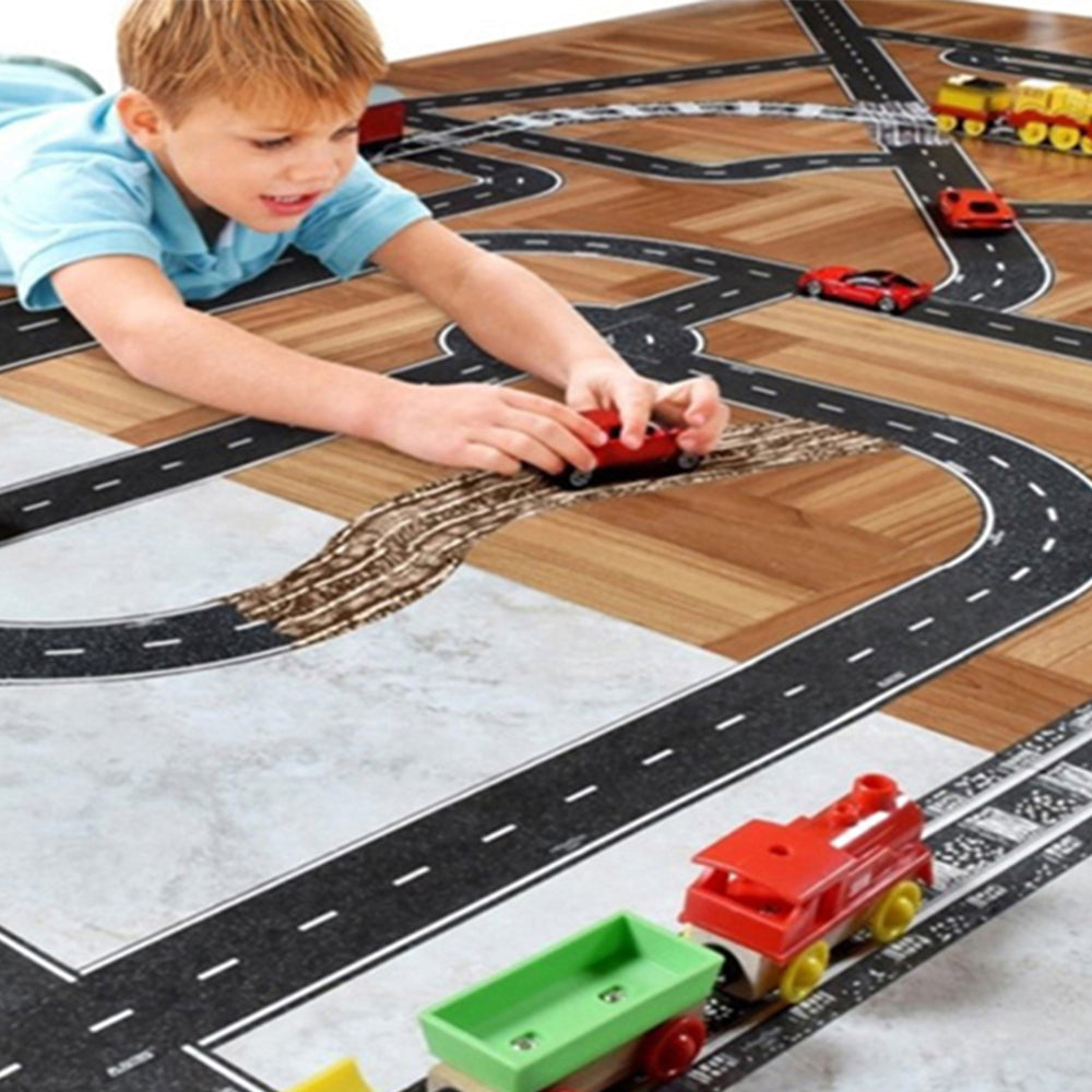 5 X Kids DIY Adhesive Toy Car Track Tape