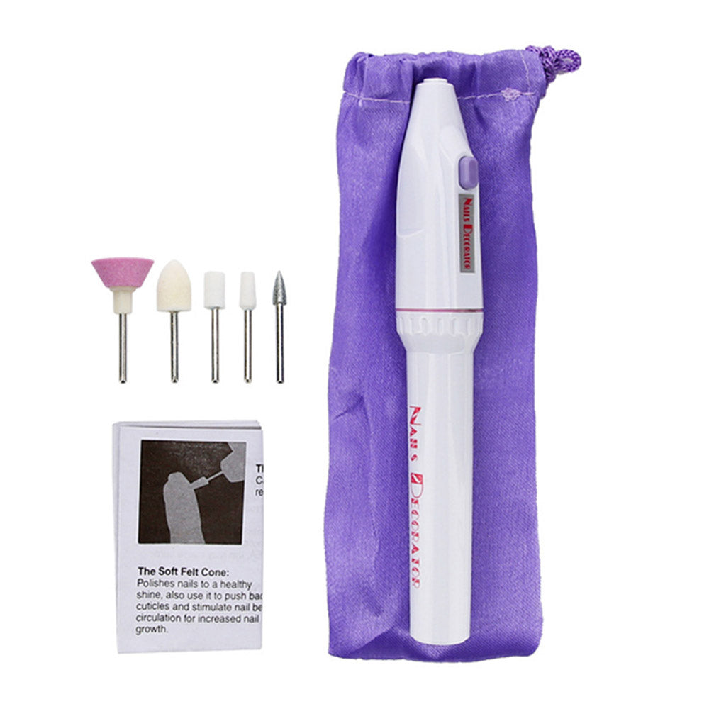 5 in 1 Nail Trimming Kit Electric Salon Shaper Manicure Pedicure Set Art Nail