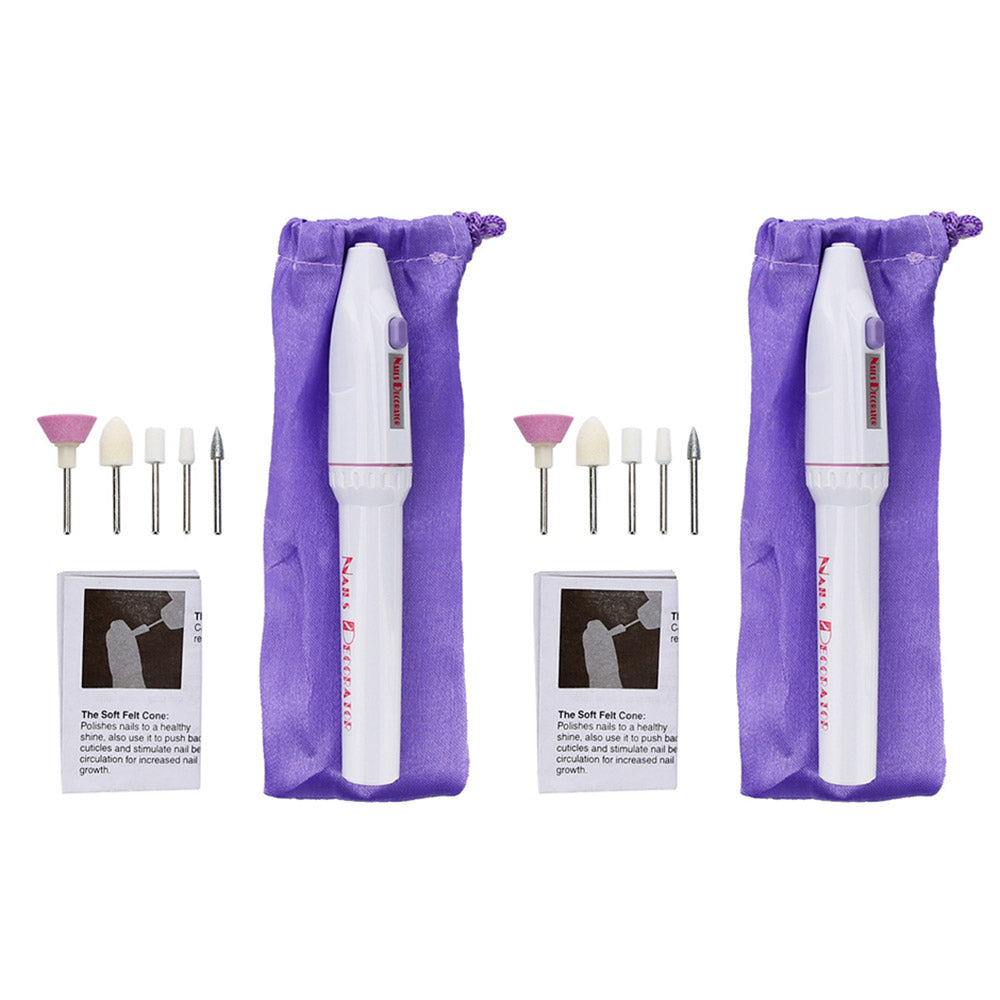 5 in 1 Nail Trimming Kit Electric Salon Shaper Manicure Pedicure Set Art Nail