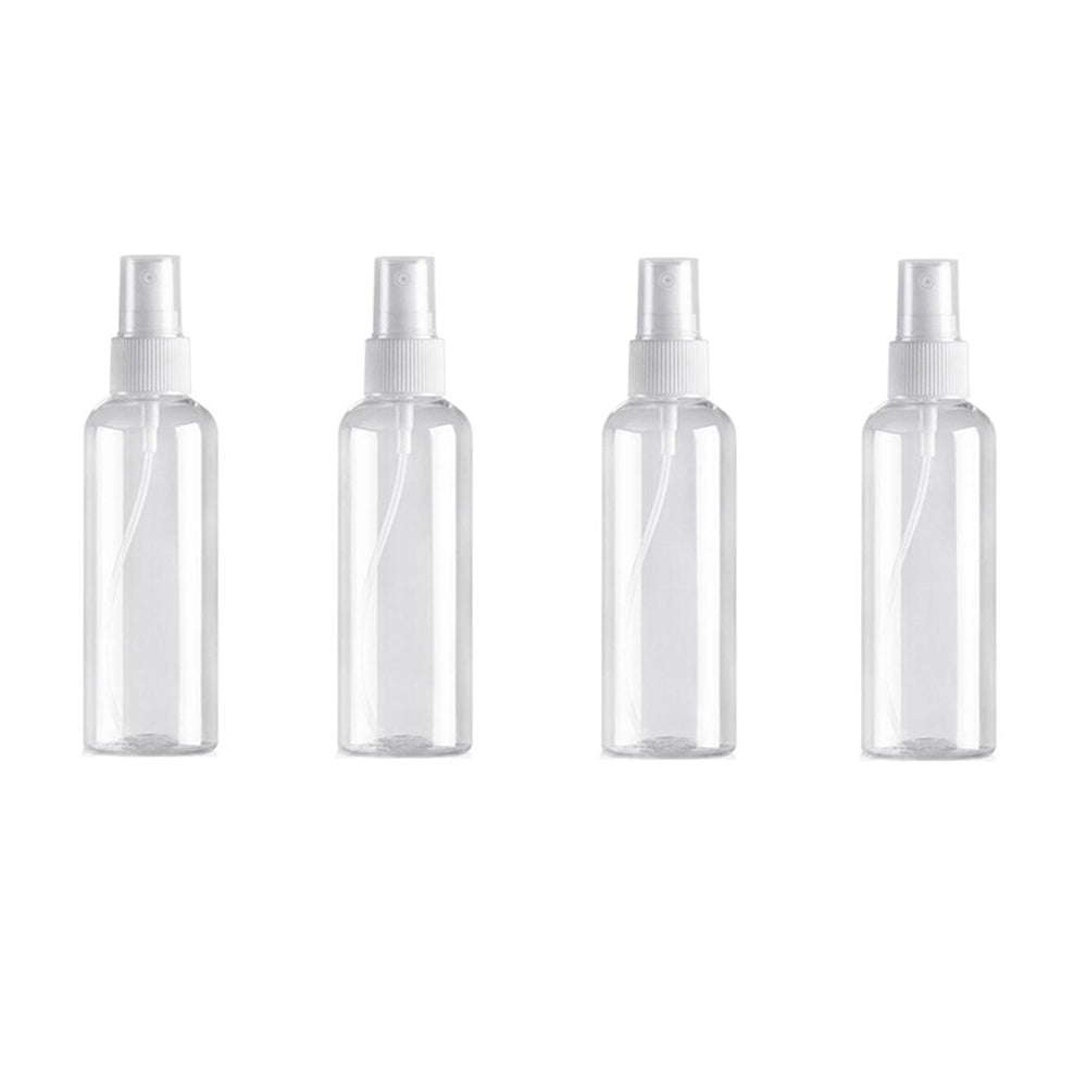 2-4-8Pk 100ml Empty Plastic Pump Spray Bottles Travel Perfume Atomiser