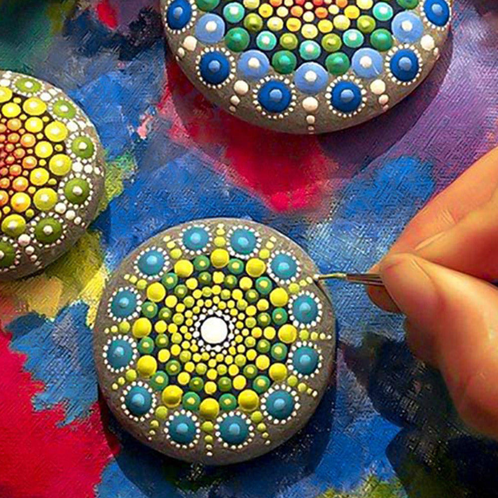 27-Piece Mandala Dotting Tools Rock Painting Kits Dot Art Pen Paint Nail Rocks