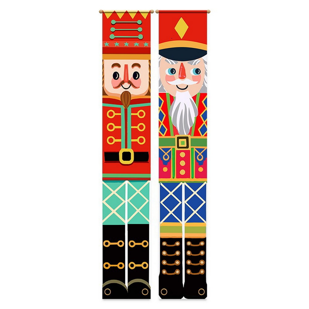 Christmas Porch Sign-Double Warrior