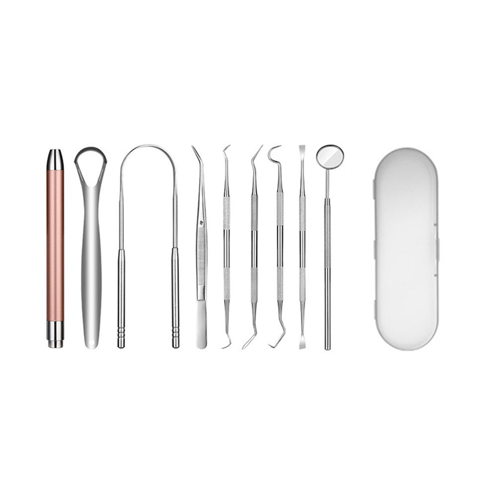 9-Pieces Dental Hygiene Tool Kit Oral Care Cleaning Tools Set