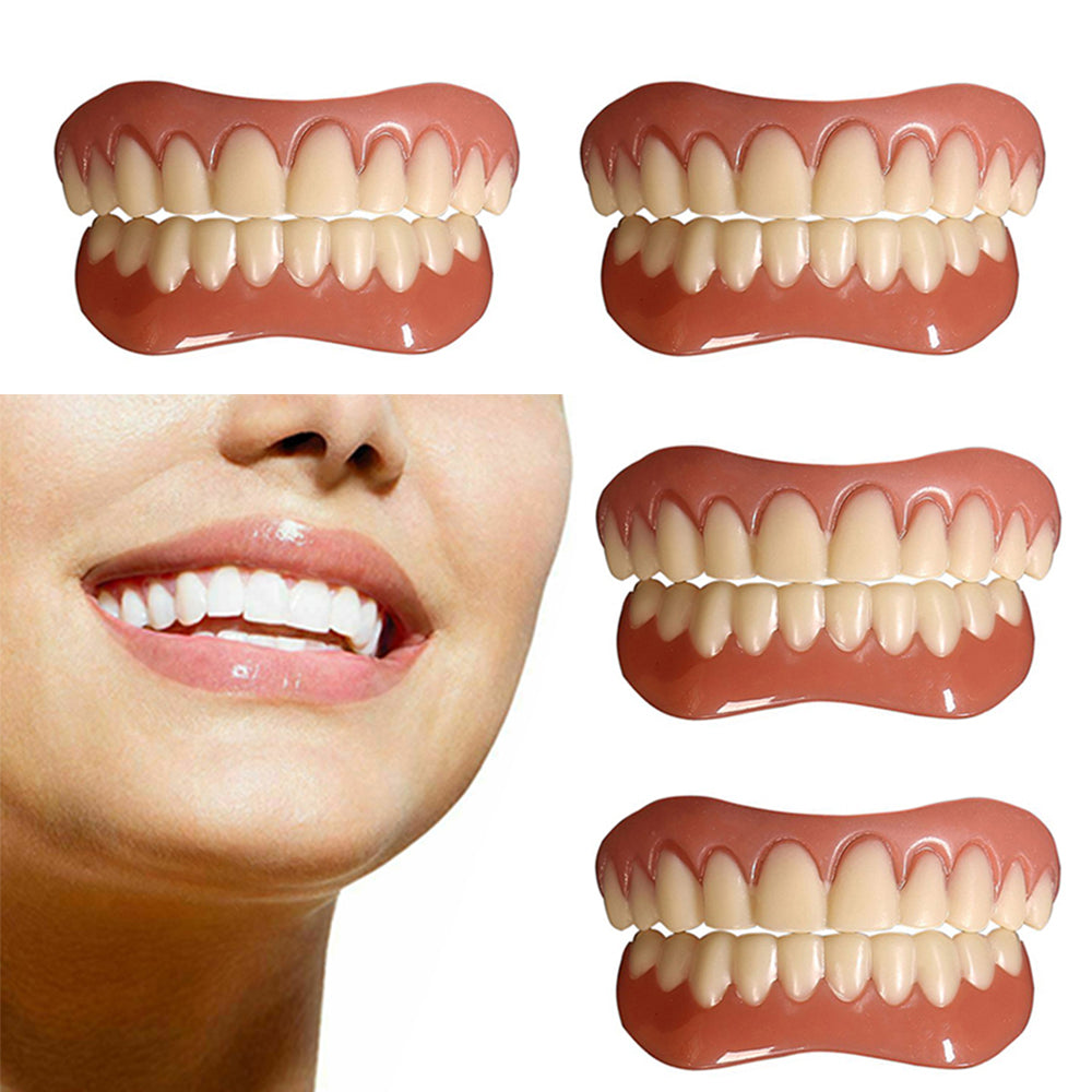 4 Pairs of Smile Fake Teeth Veneer