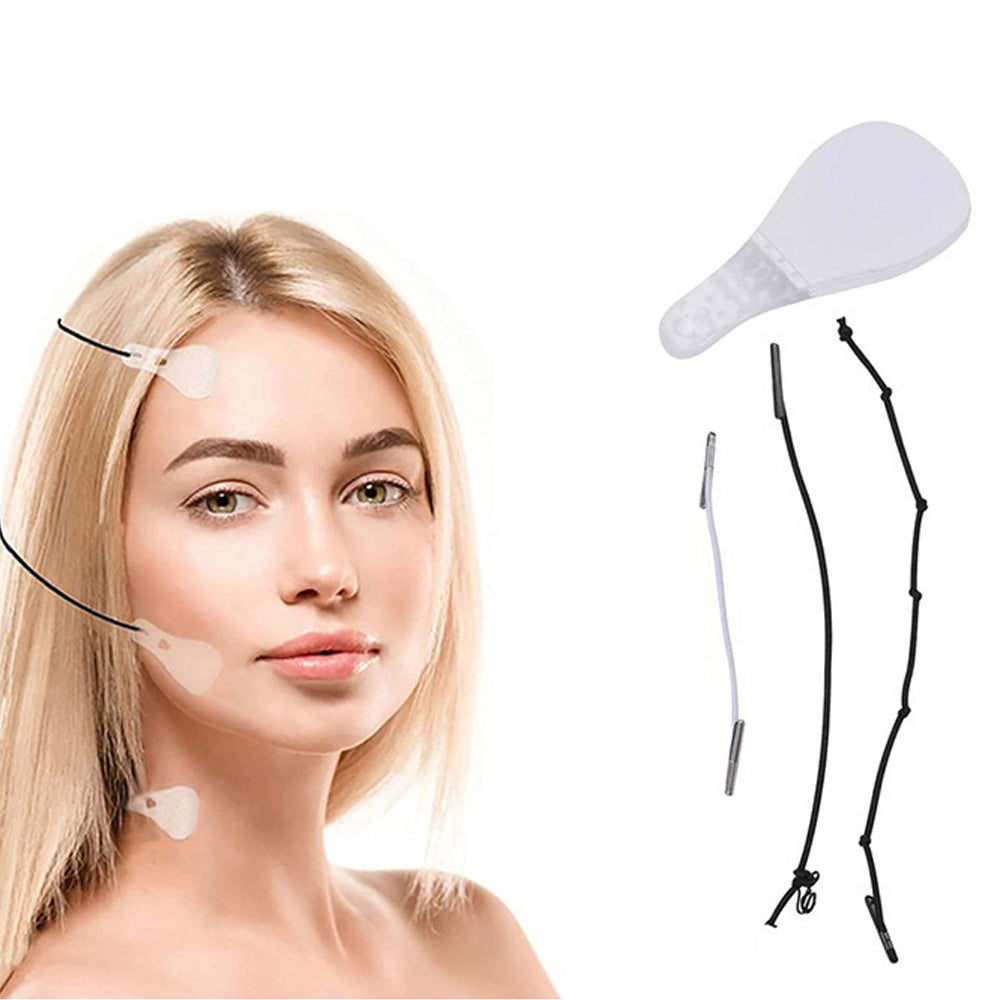 80Pcs Face Lift Tapes with Three-Piece Lifting Rope