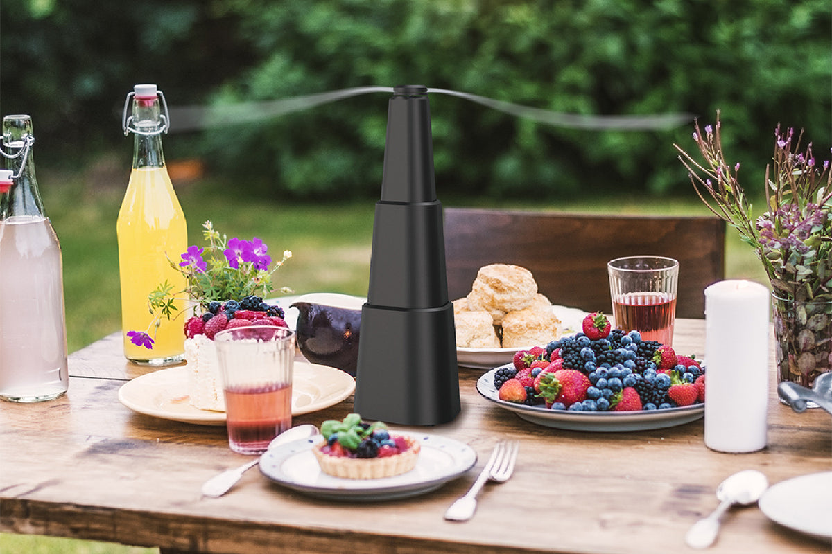 Outdoor Fly Repellent Fan Outside or Inside Table use