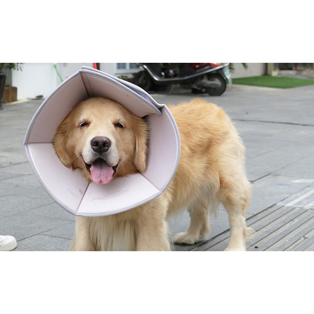 2pcs Pet Recovery Collar Cone Adjustable Soft Cone for Dogs Cats -2XL