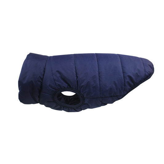 Pet Winter Clothes Dog Jacket Pet Winter Coat Blue 2XL