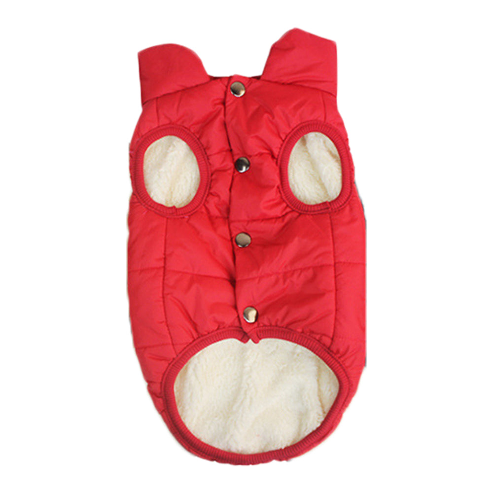 Pet Winter Clothes Dog Jacket Pet Winter Coat Red L