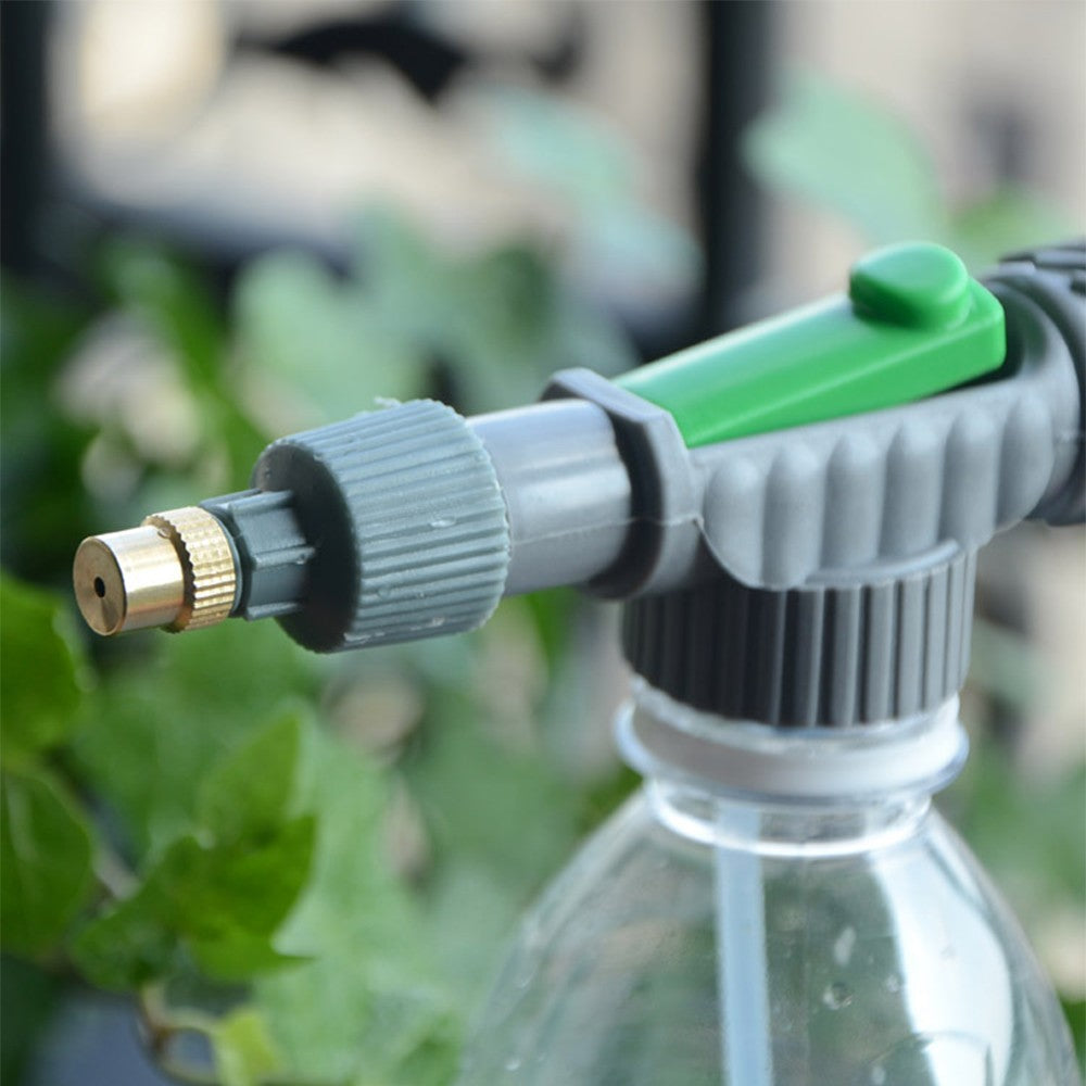 2Pcs High Pressure Air Pump Sprayer Adjustable Spray Bottle Nozzle Garden Irrigation Watering Tool