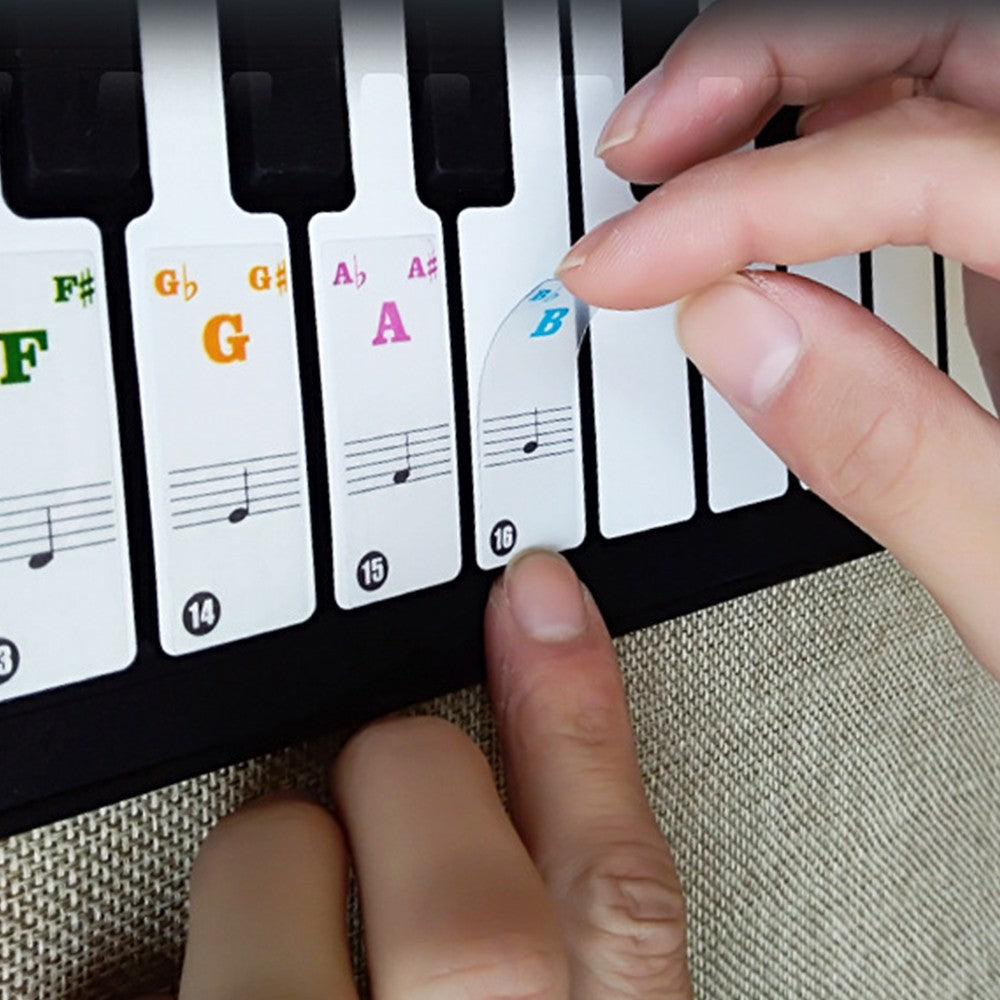 Piano Keys Stickers for 88 Key Piano