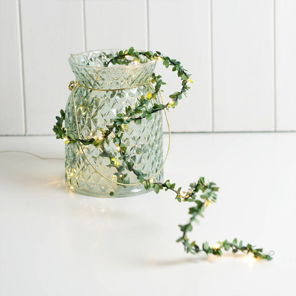 2pcs String Lights Artificial Ivy Vine Lights for Wall Room Wedding Indoor Party Festival Decor -Style 2