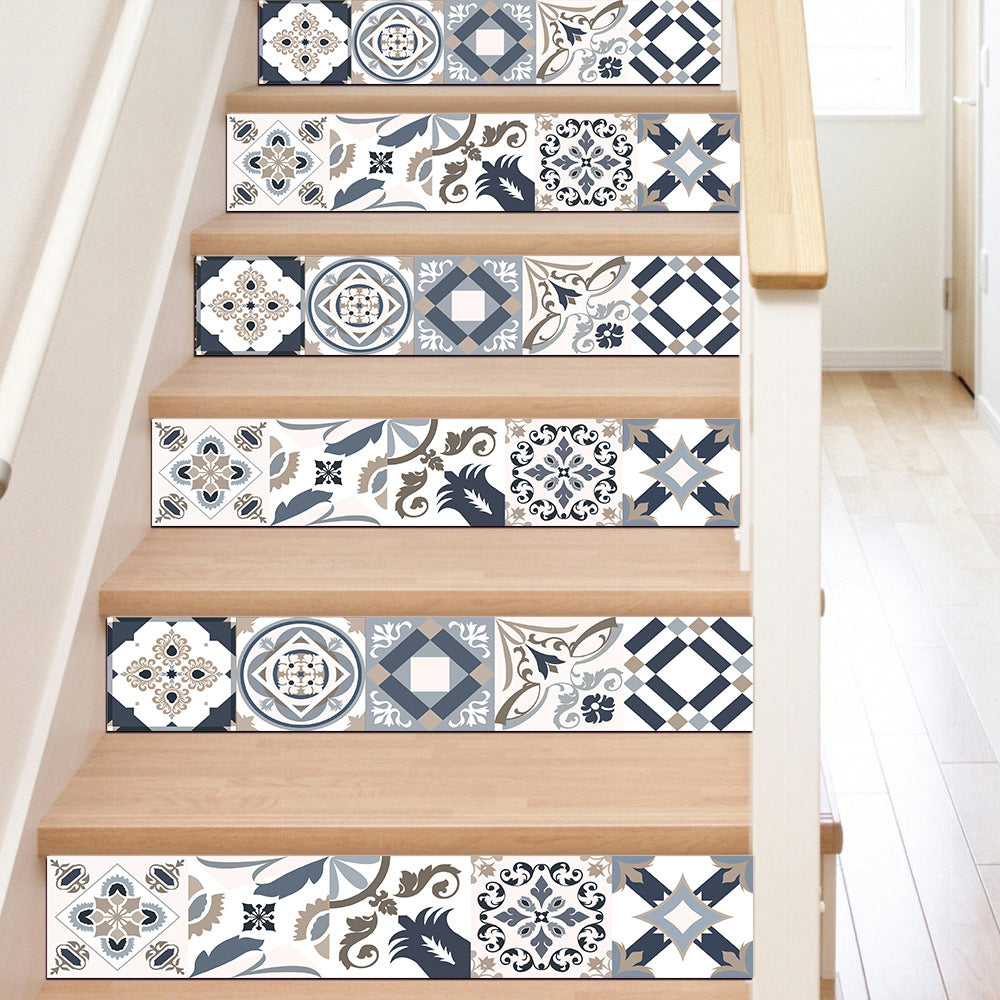 Wall Art 10pcs Reusable Tile Wall Stickers-Style 3