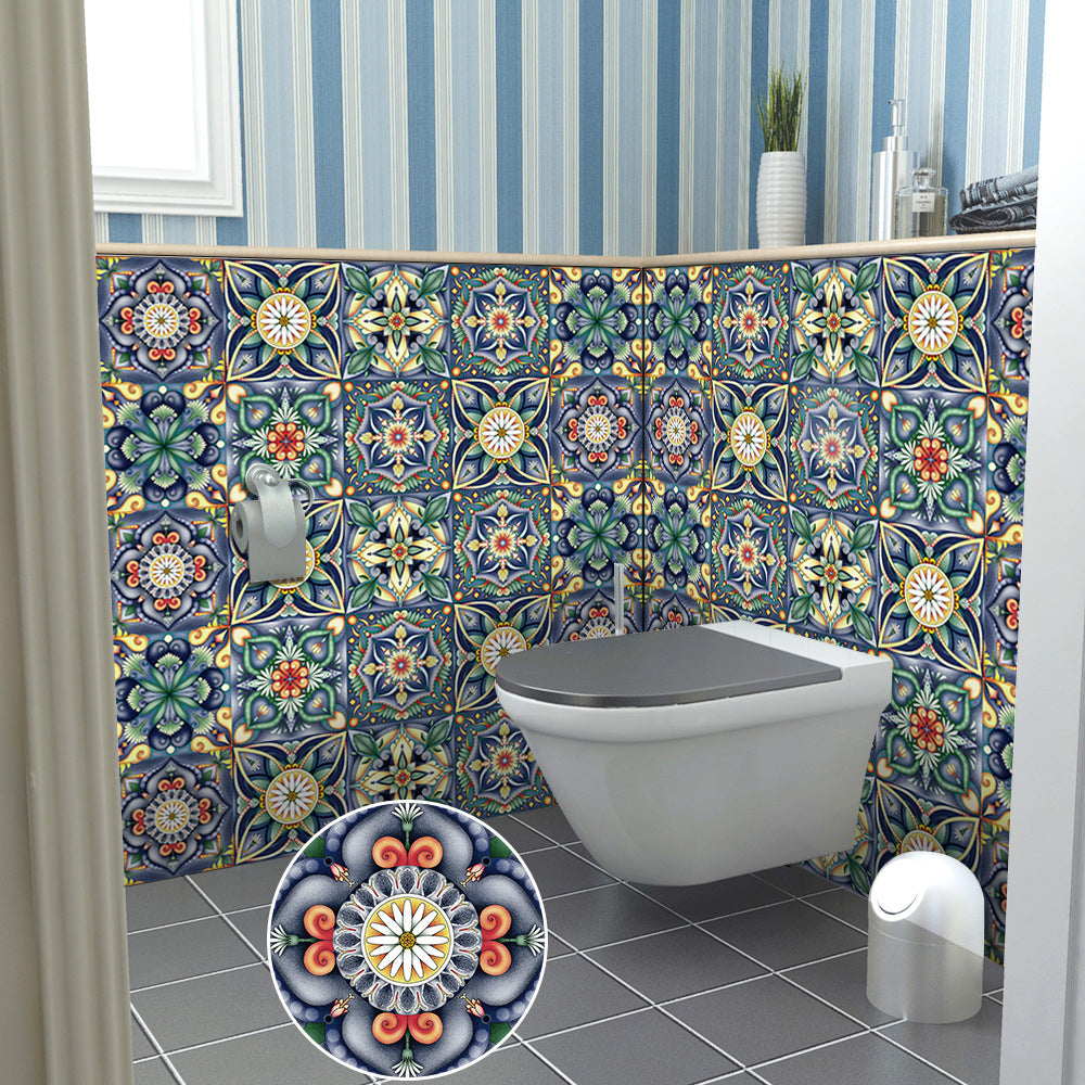 Wall Art 10pcs Reusable Tile Wall Stickers-Style 5