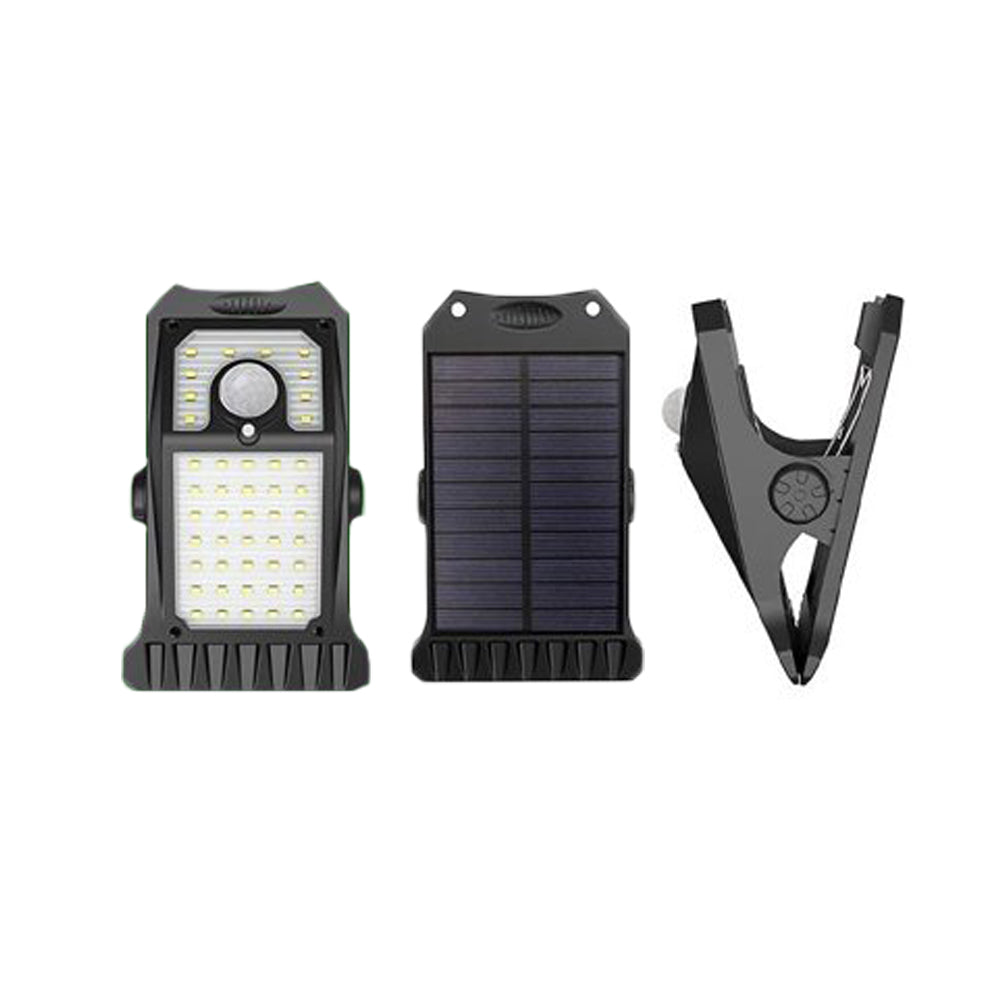 Motion Sensor Lights Outdoor Solar Lights 45LEDs Clip Lamp Solar Lights White