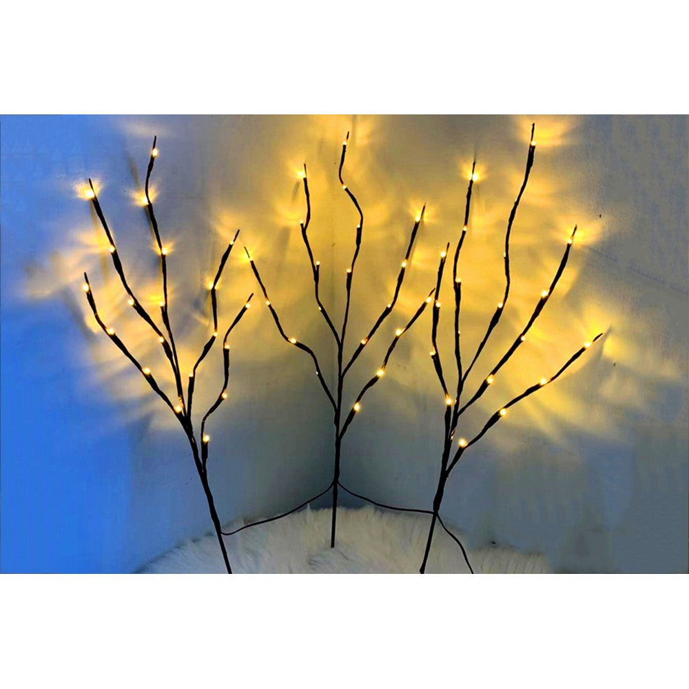 2pcs Branch?Floral?Lights 60?LED?Artificial Branches Tree?Lamp?for?Christmas Bedroom Home?Party?Decoration