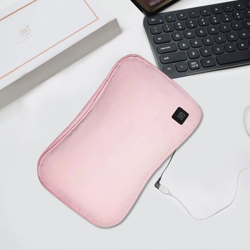 Hand Warmers Rechargeable Portable Electric Pocket Hand Warmer Reusable Heated Pad for Men and Women -Pink