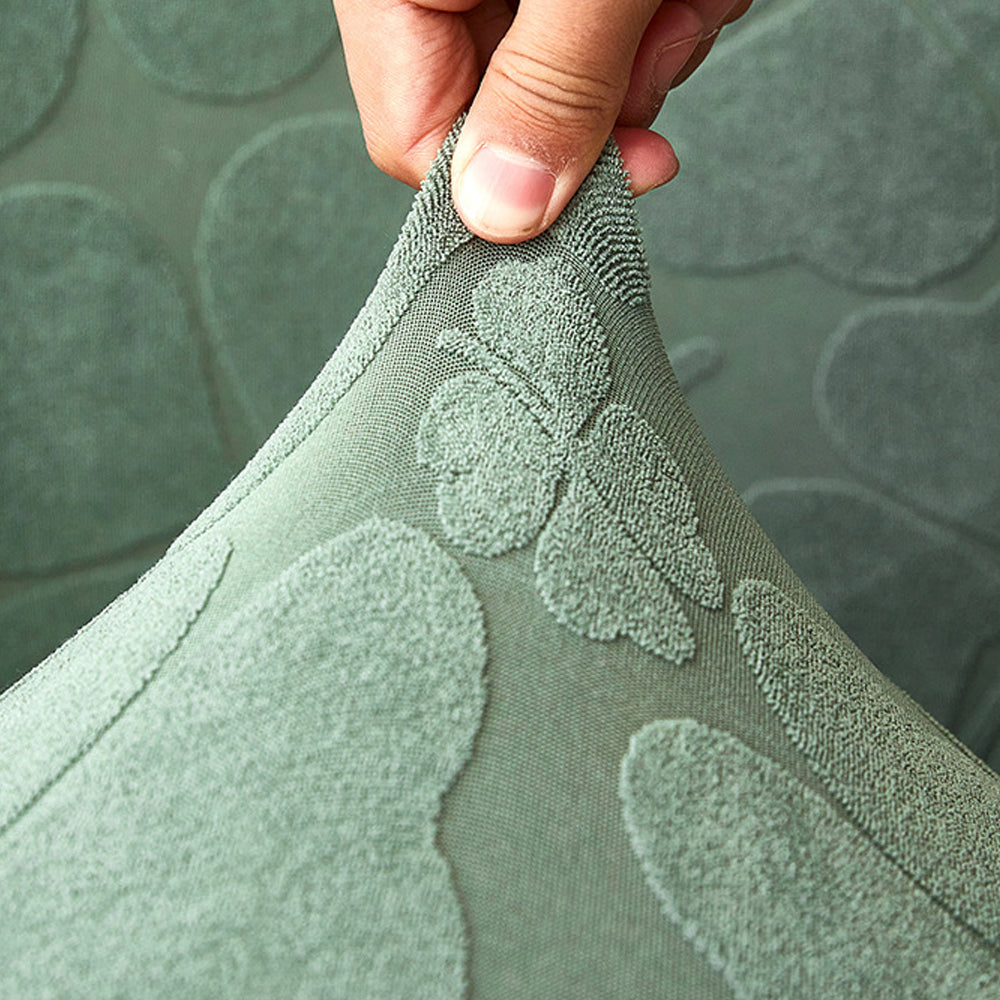 Sofa Cushion Cover High Stretch Sofa Seat Slipcover Protector -Green