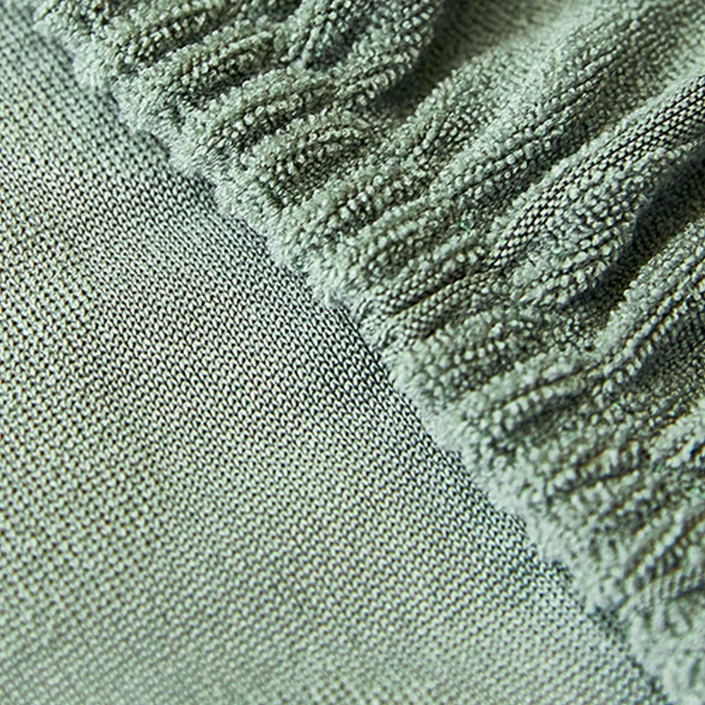 Sofa Cushion Cover High Stretch Sofa Seat Slipcover Protector -Green