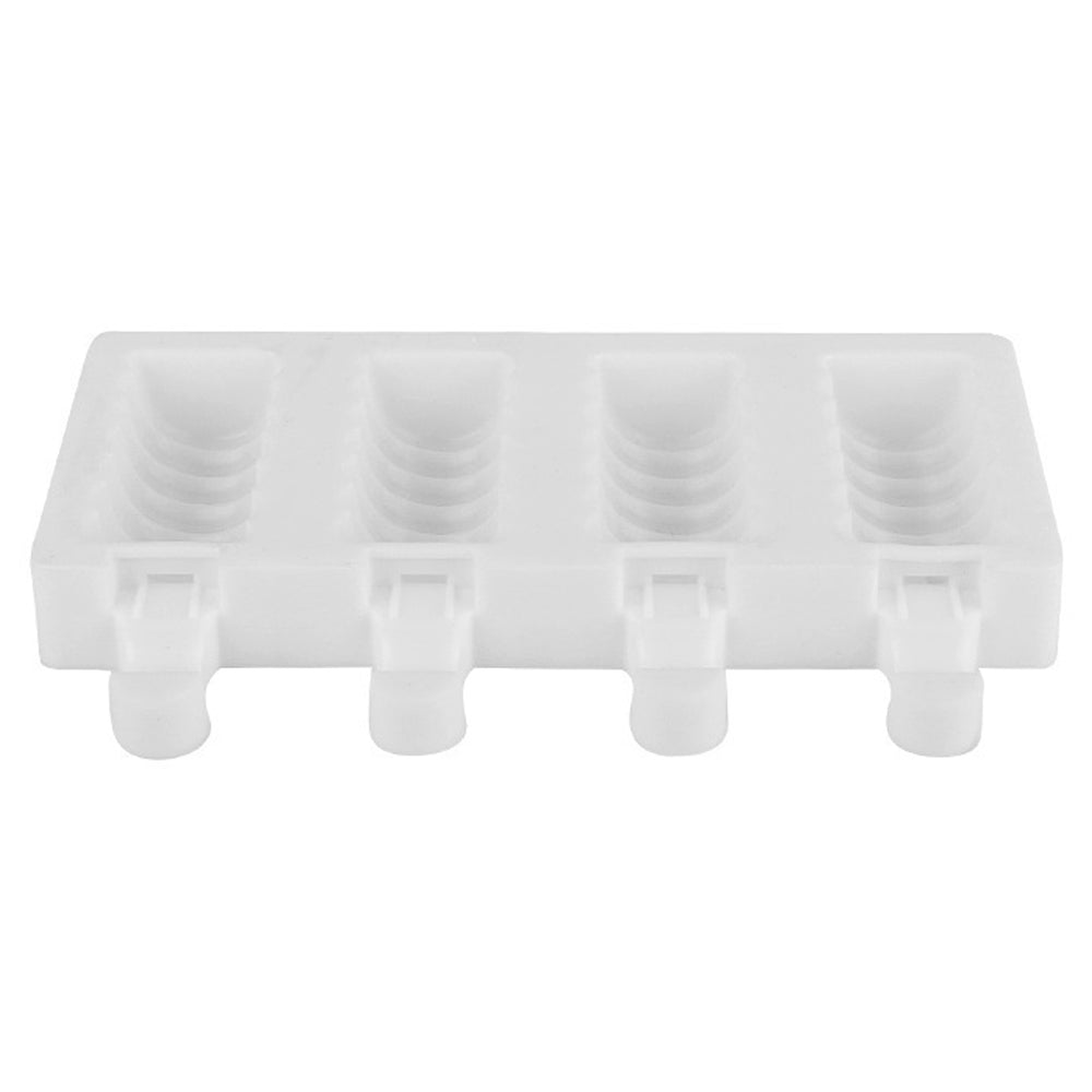 4 Silicone Mold DIY Ice Pop Mold Popsicle Makers Food Storage Container for Egg Bites -Circle Shape