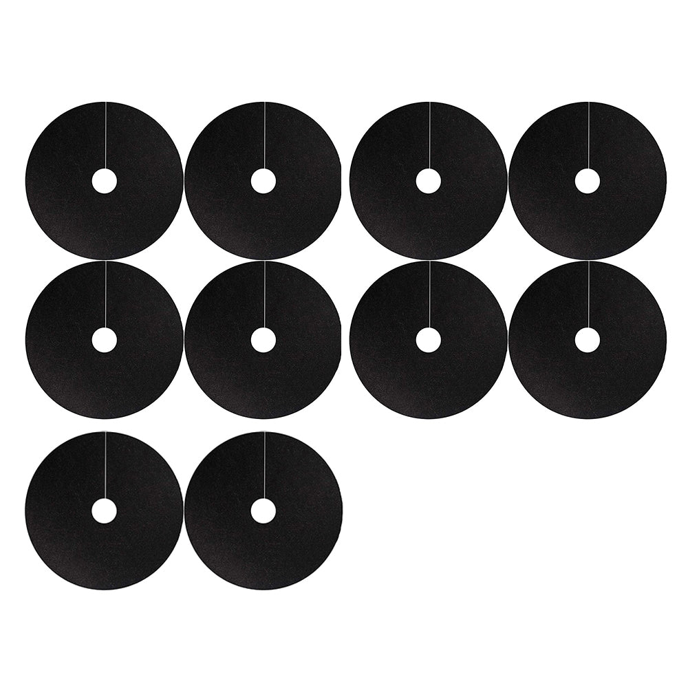 20Pcs Non Woven Tree Mulch Ring Plant Protector Mat Round Gardening Landscaping Fabric Cover -L