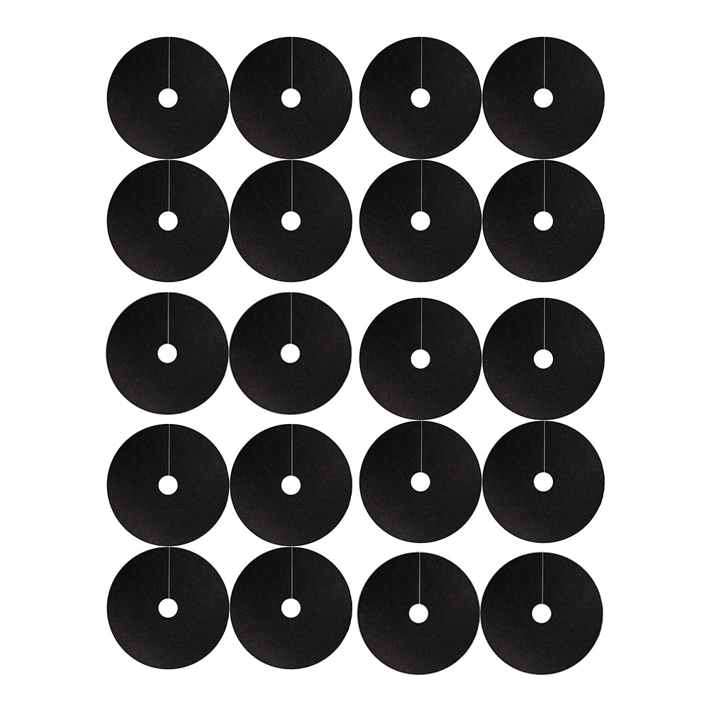 20Pcs Non Woven Tree Mulch Ring Plant Protector Mat Round Gardening Landscaping Fabric Cover -L