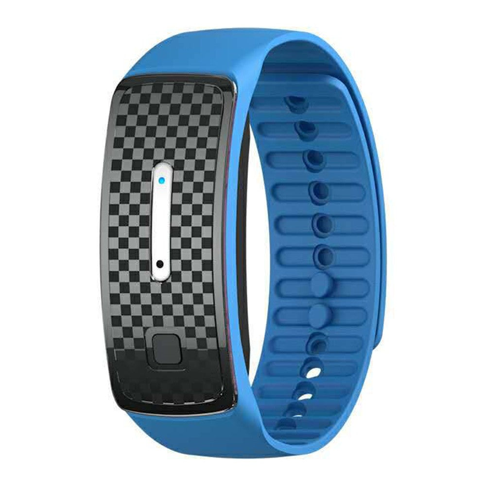 2X Ultrasonic Mosquito Repellent Bracelet USB Rechargeable Wristband Blue Pink