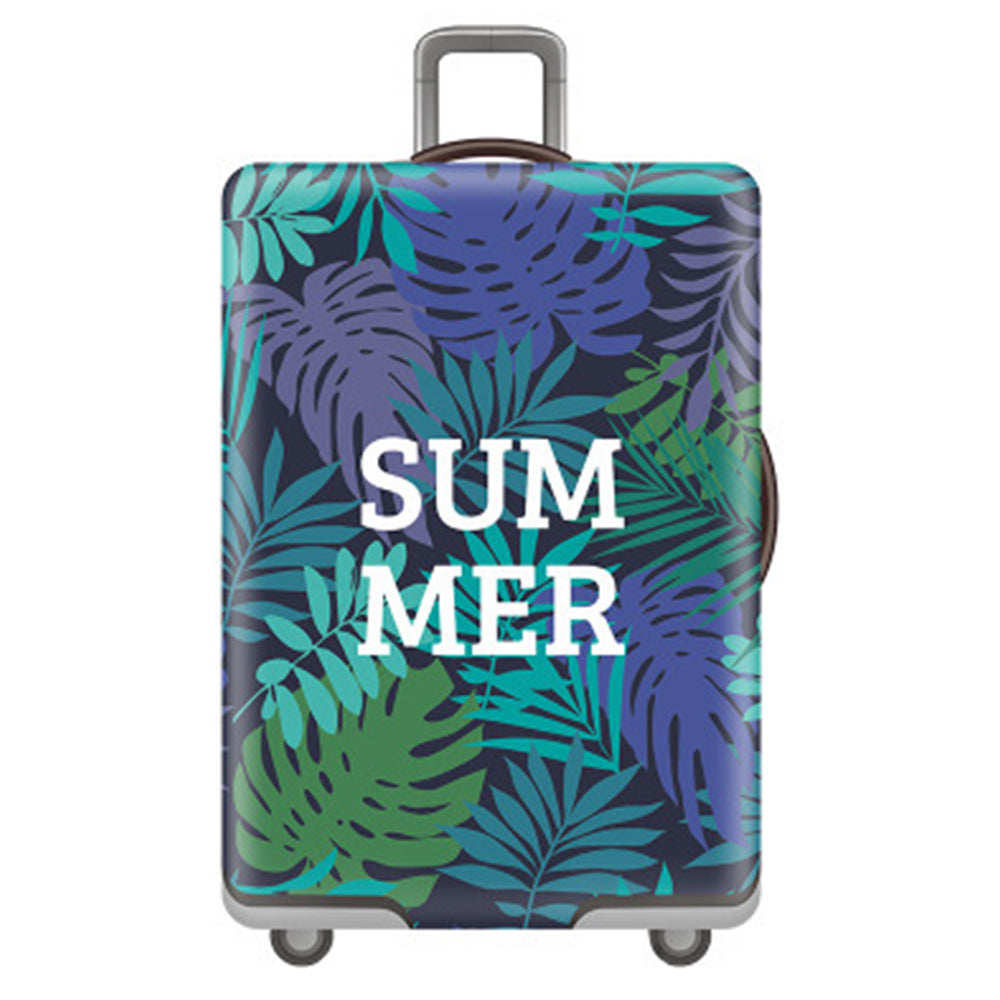 Elastic Travel Suitcase Protector Cover -Leaves