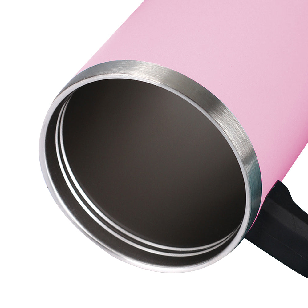 Stainless Steel Water Bottle Insulated Tumblers with Lid and Straw for Travel Coffee -Pink