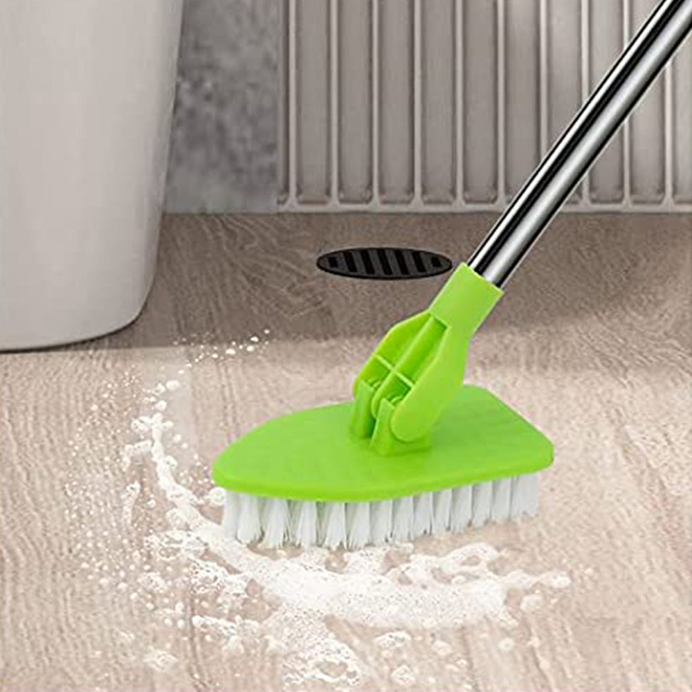 Extendable Long Handle Cleaning Brush Kit Tub Tile Scrubber Brush