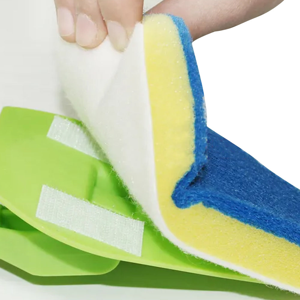 Extendable Long Handle Cleaning Brush Kit Tub Tile Scrubber Brush