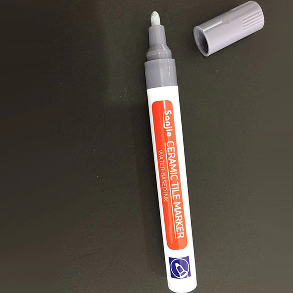 Set of 5Pcs Fast Drying Waterproof Grout Tile Repair Pen Light Grey