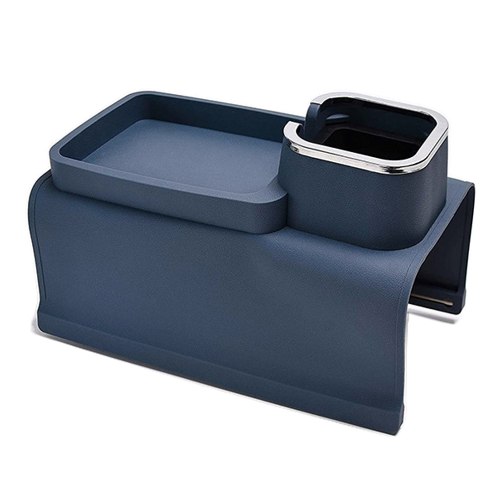 2pcs Couch Cup Holder Silicone Sofa Armrest Tray for Remote Snacks Gift for Family Friends -Blue