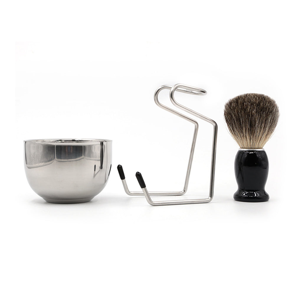 3Pcs Beard Cleaning Tools Men Hair Shaving Tool Set