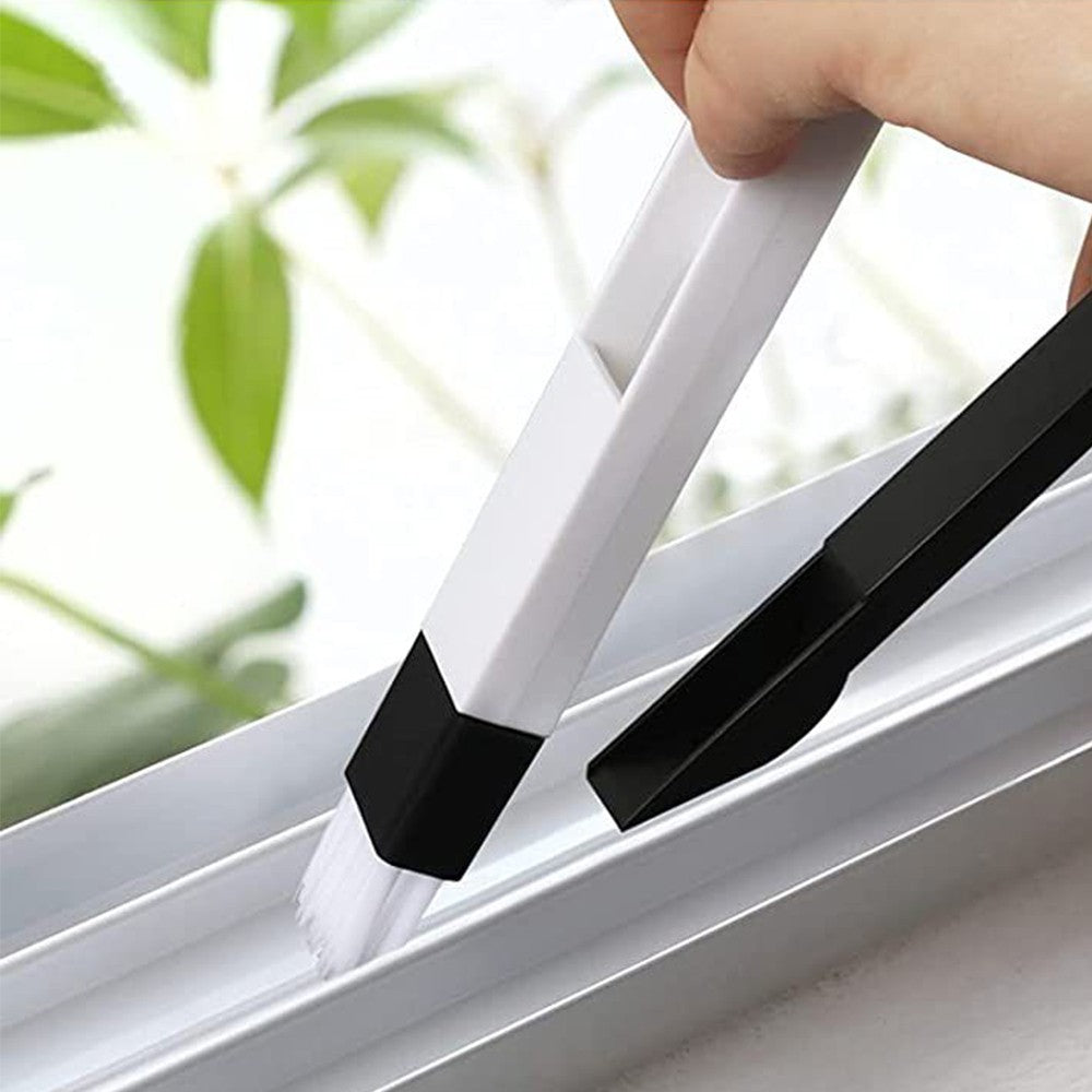 Set of 6Pcs Window Groove Gap Cleaning Brushes Sliding Door Track Crevice Cleaning Brush Window Blind Cleaner