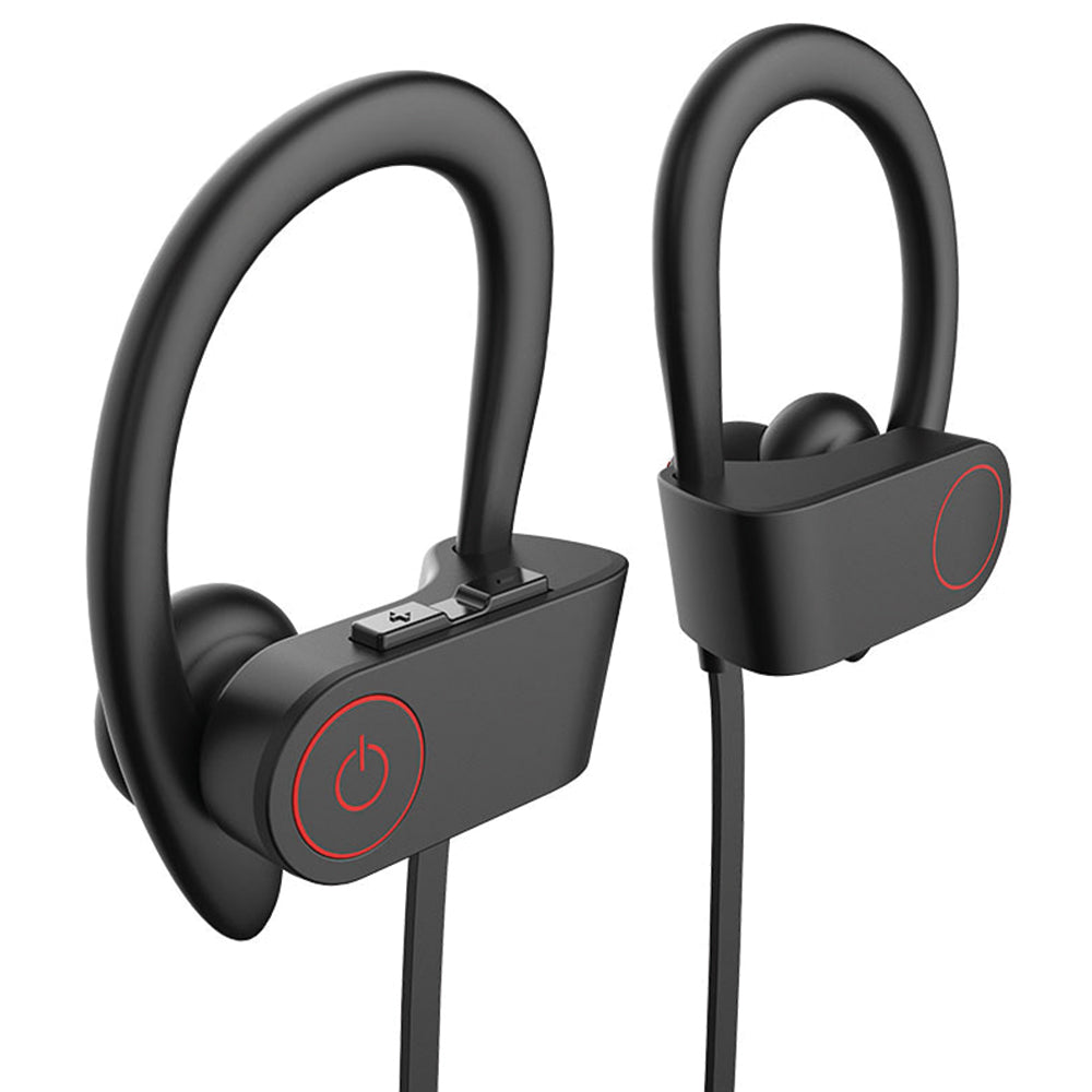 Wireless Headphones Wireless Earbuds 2pcs Bluetooth 5.0 Wireless Headphones Running Sports Ear Hanging Headphones -Black