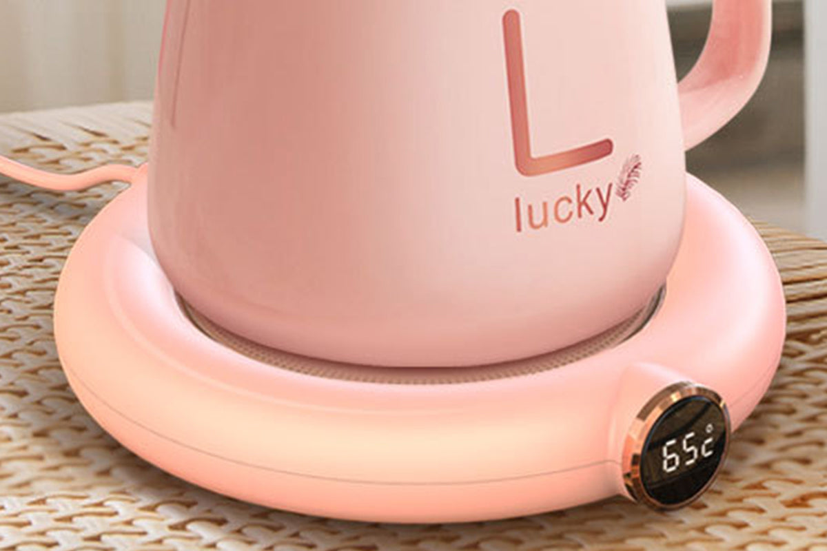 USB Cup Warmer Heat Beverage Mug Mat-Pink