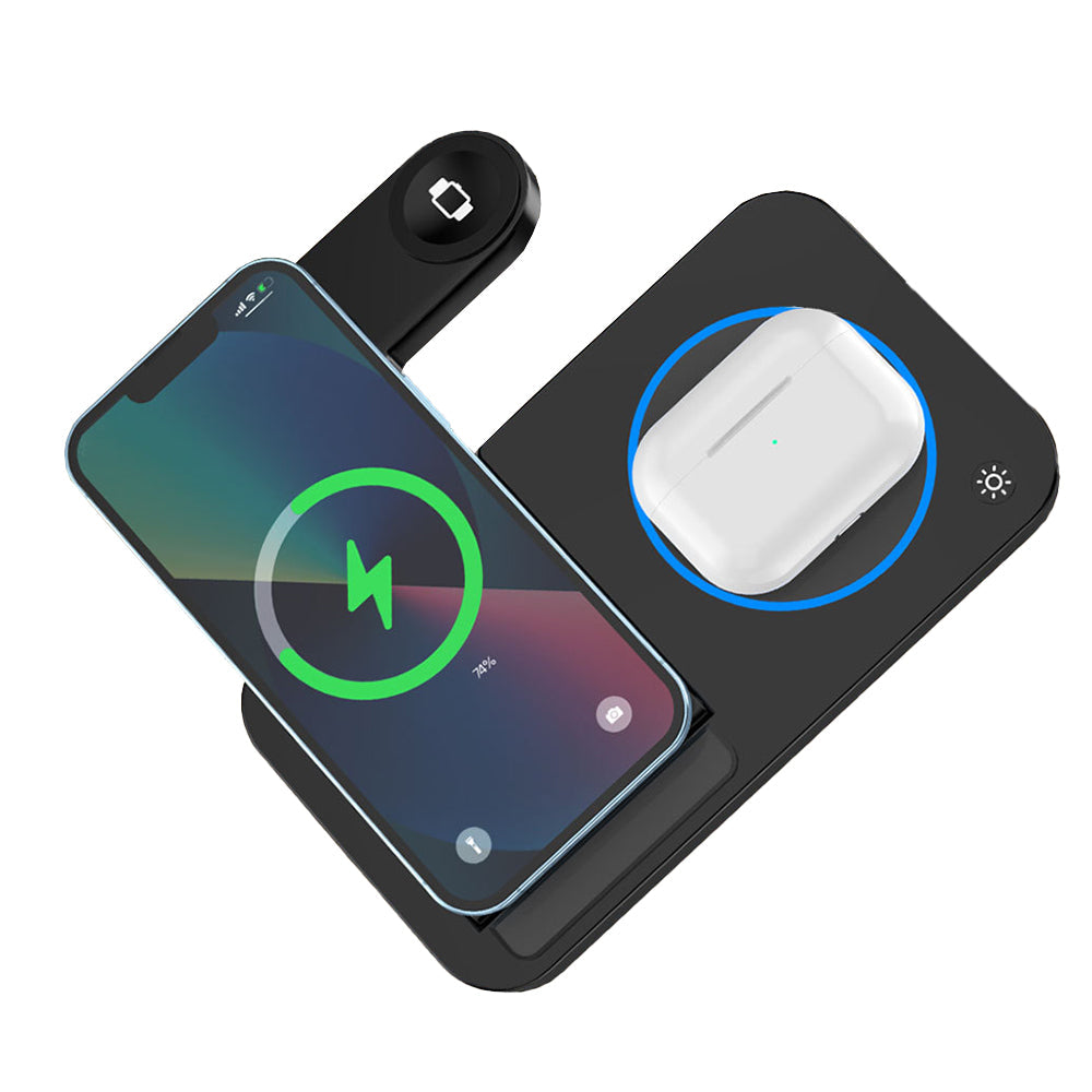 3 In 1 Wireless Charger Fast Wireless Charging Station for Samsung iPhone Apple Watch