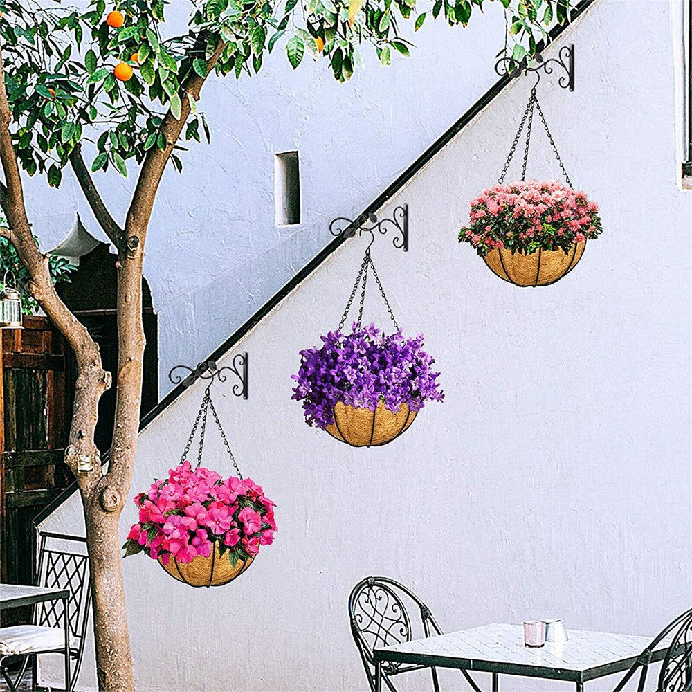 3Pcs Hanging Flower Basket Chains Hanging Planter Chains Flowerpot Hanger Lantern Hanging Chains