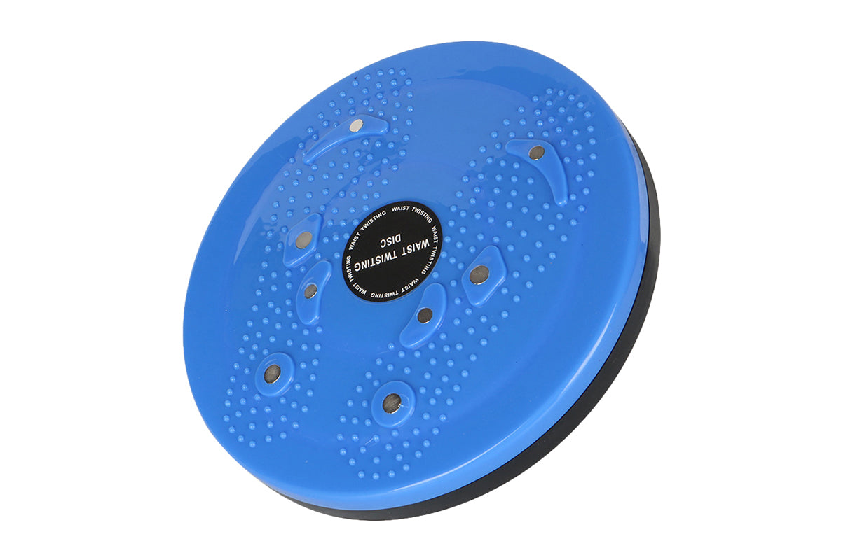 2pcs Waist Plate Torsion Board Foot Massage Disc Balance Exercise Twister-Blue