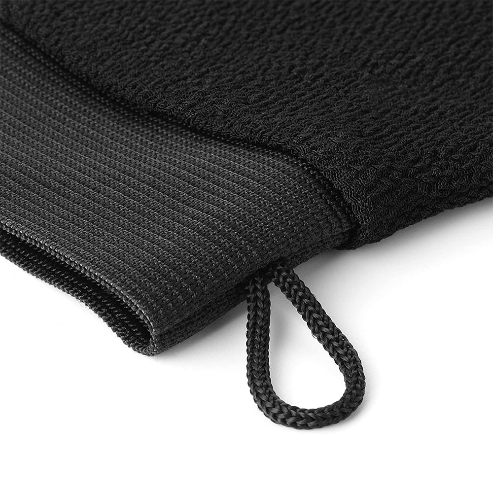 Pair of Double-side Bath Shower Glove Exfoliating Scrub Dead Skin Removal Mitten