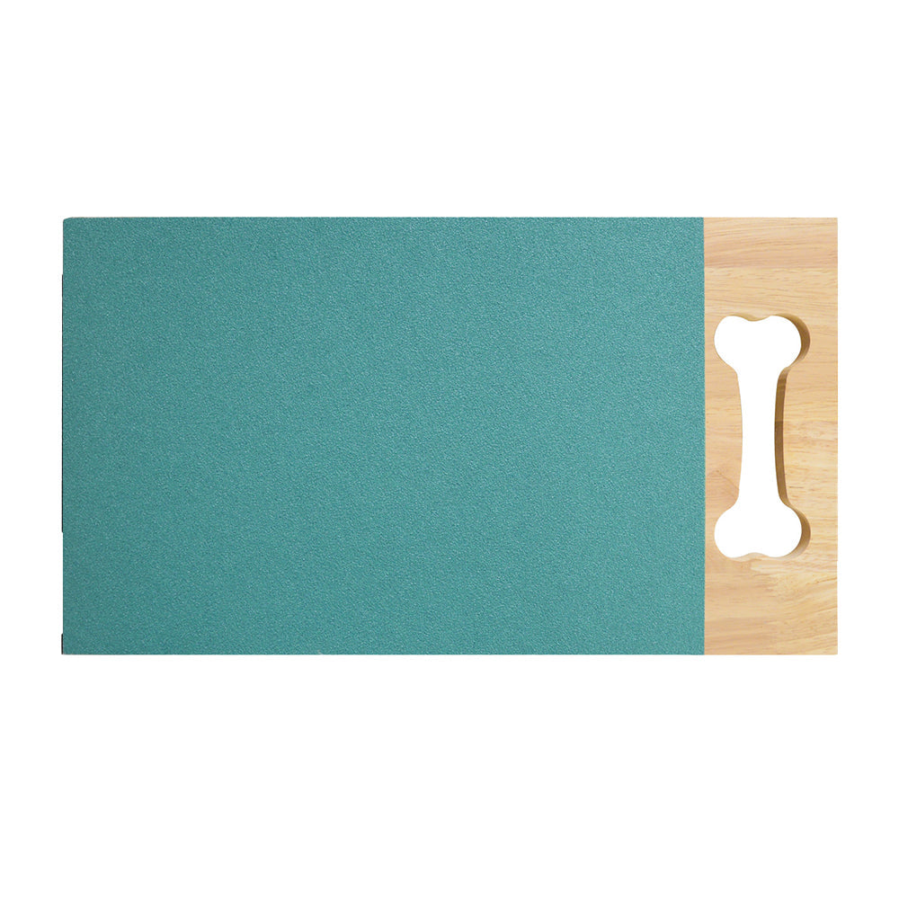 Wooden Dog Nail Scratch Board Pet Paw Nail File Pad Grinding Safety Nail Trimmer Trainer Green