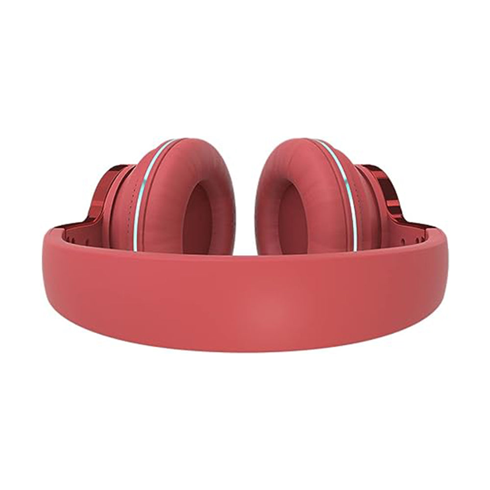 Foldable Wireless Bluetooth Stereo Over Ear Headphone Headworn Headset Red