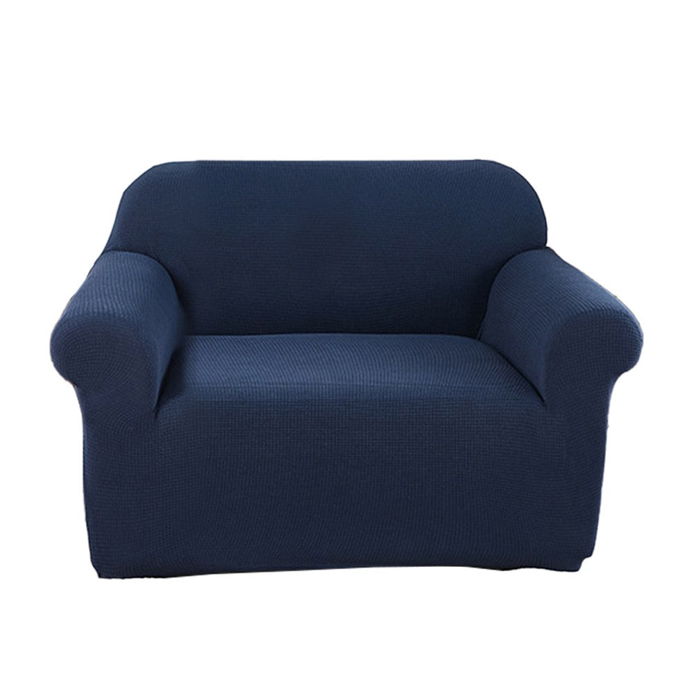 Water-Repellent Sofa Cover Stretch Couch Cover Slipcover Dark Blue