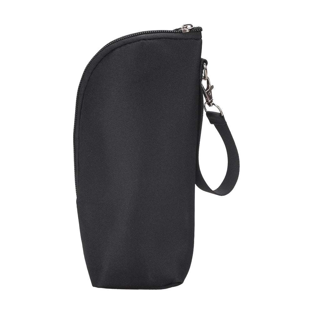 Portable Baby Feeding Milk Bottle Warmer Bag Insulation Thermal Bag Baby Bottle Holder Black