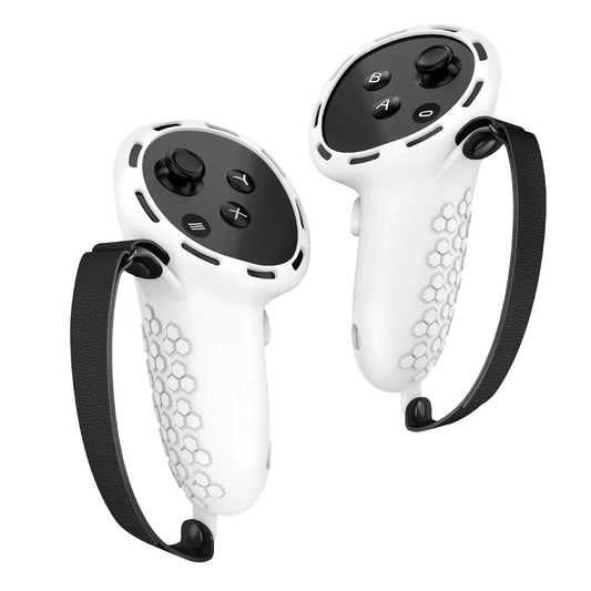 VR Touch Controllers Covers Protector Accessories Compatible with Meta Quest 3 White