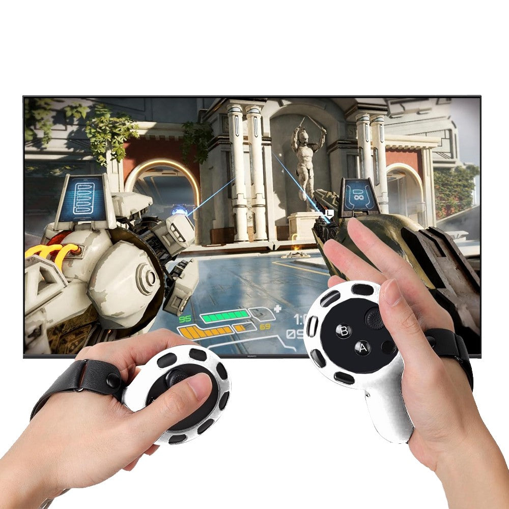 VR Touch Controllers Covers Protector Accessories Compatible with Meta Quest 3 White