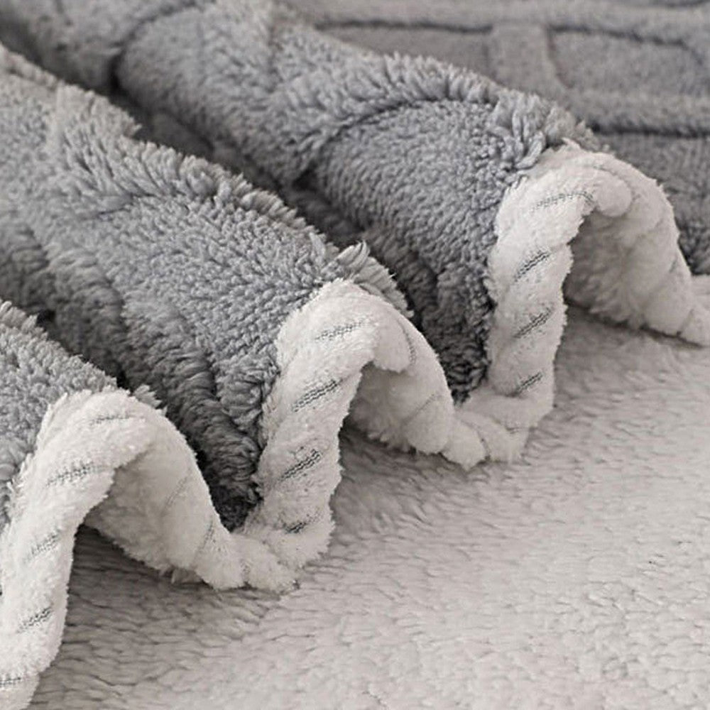 Water Resistant Pet Blanket Couch Sofa Furniture Protective Cover Pet Dog Cat Throw Blanket Grey