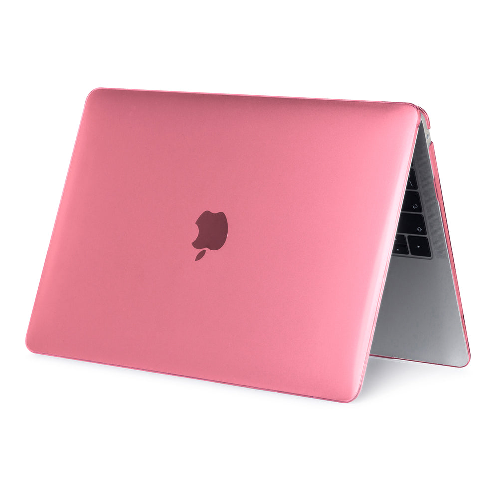 Compatible with MacBook Air 13 inch Case Hard Shell Case Translucent Pink