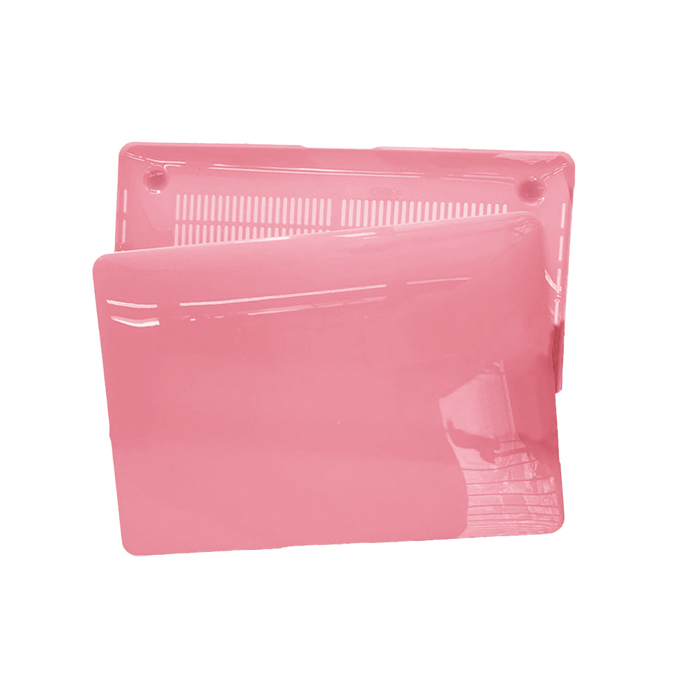 Compatible with MacBook Air 13 inch Case Hard Shell Case Translucent Pink